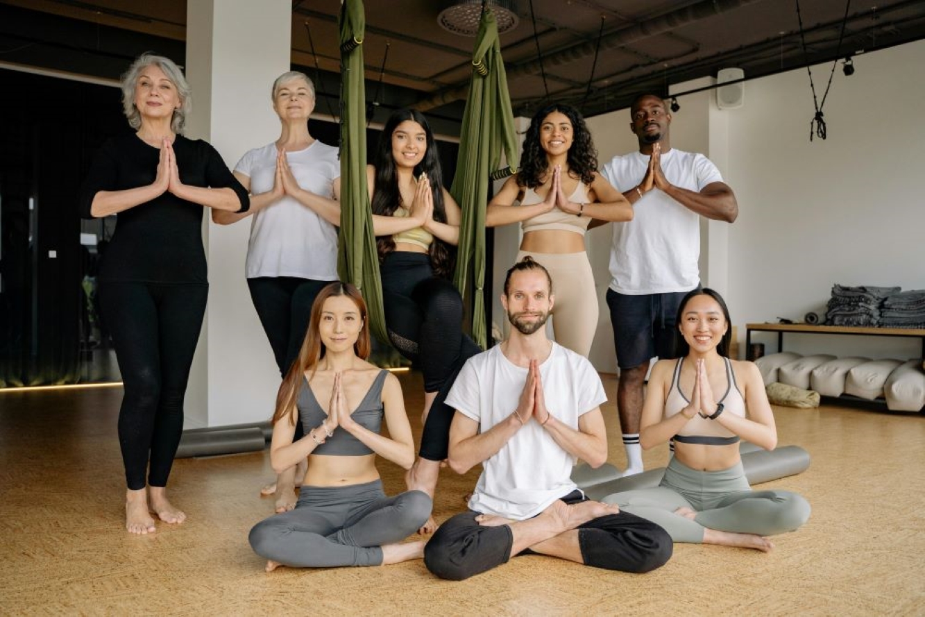 Yoga lesson